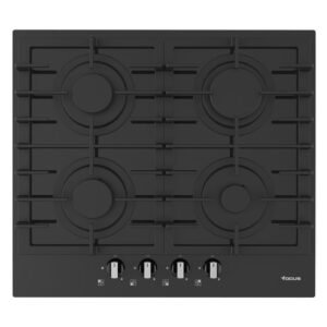 Plaque de Cuisson Encastrable FOCUS F404B 4 Feux 60cm - Noir
