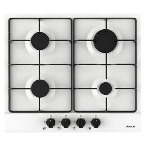 Plaque de Cuisson Encastrable FOCUS F401W 4 Feux 60cm - Blanc
