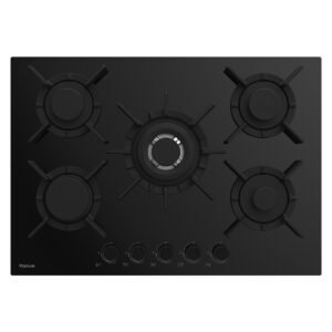 Plaque de Cuisson FOCUS 70cm F417B 5 Feux Noir