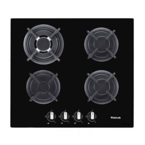 Plaque de Cuisson Encastrable FOCUS F415B 4 Feux 60 cm - Noir