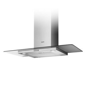 Hotte Centrale FOCUS F917X 90 cm - Inox & Vitre