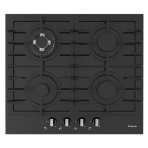 Plaque de Cuisson Encastrable FOCUS F405B 4 Feux 60 cm - Noir