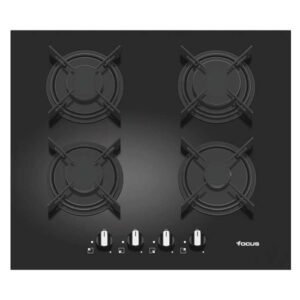 Plaque de Cuisson Encastrable FOCUS F409B 4 Feux 60 cm - Noir